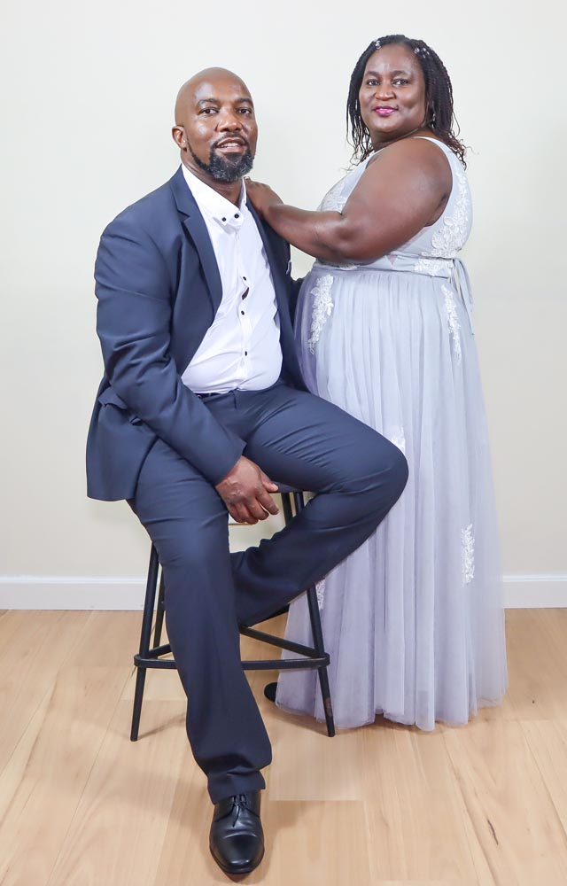 Cathy and Ramson in formal attire