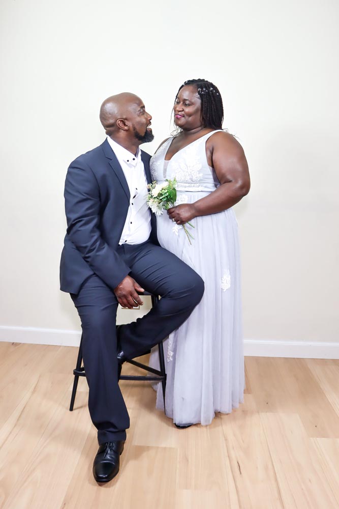 Cathy and Ramson sharing a moment
